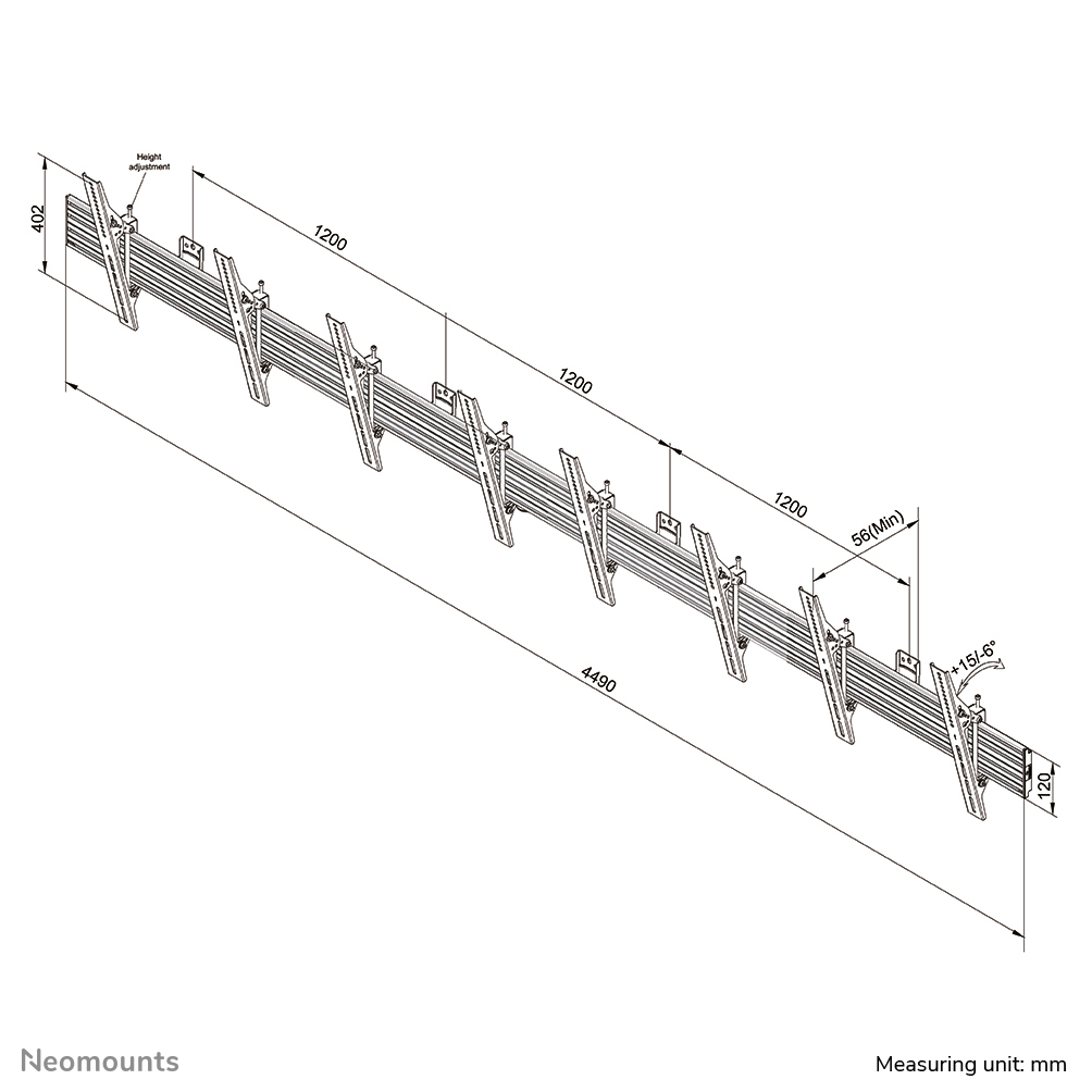 Neomounts Pro Menuboard Wandhalterung